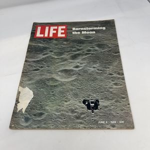 Vintage 1969 Life Magazine Barnstorming the Moon Lunar June 6th Issue ADS INTACT